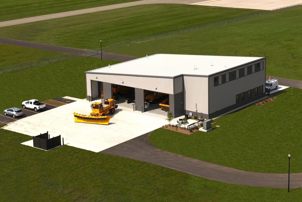snow removal equipment facility at Southwest Minnesota Regional Airport